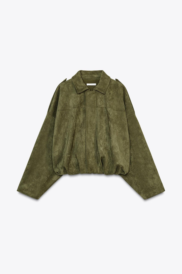 Sienna Suede Bomber
