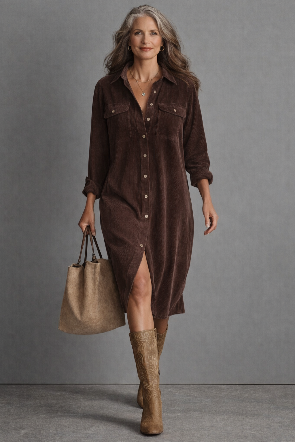 FLORENCE | BUTTON-FRONT DRESS