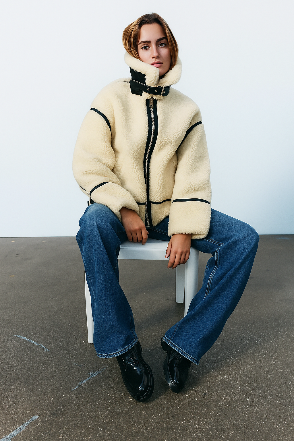 Ella Shearling Jacket