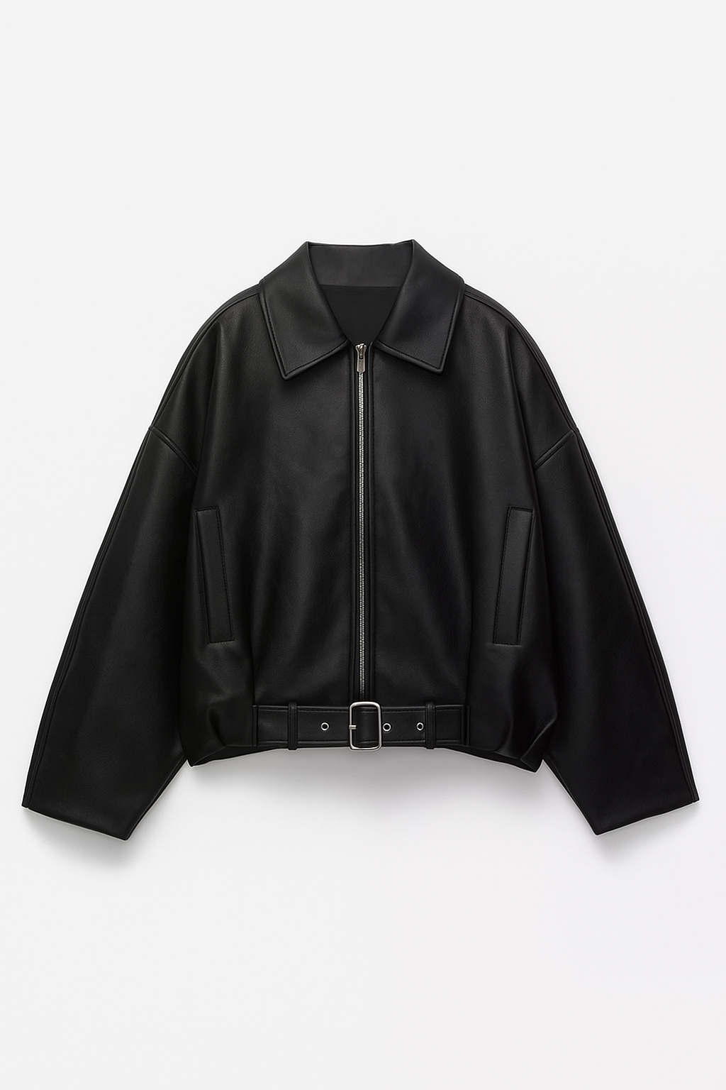 Aisling Leather Bomber