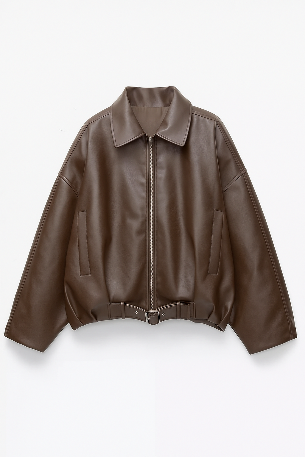Aisling Leather Bomber