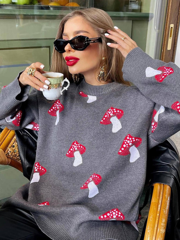 Faye Mushroom Sweater