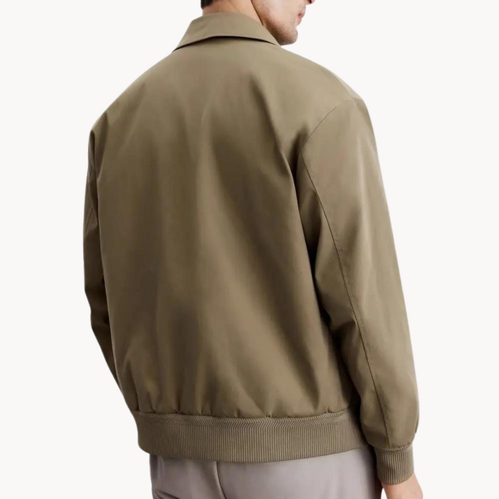 Jacket - Tailored Canvas Blend And Structured Layering