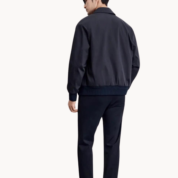 Jacket - Tailored Canvas Blend And Structured Layering