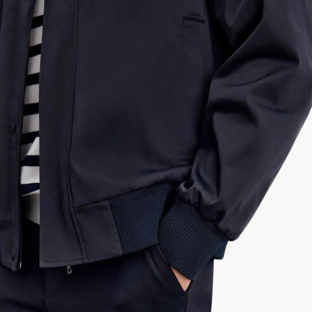 Jacket - Tailored Canvas Blend And Structured Layering