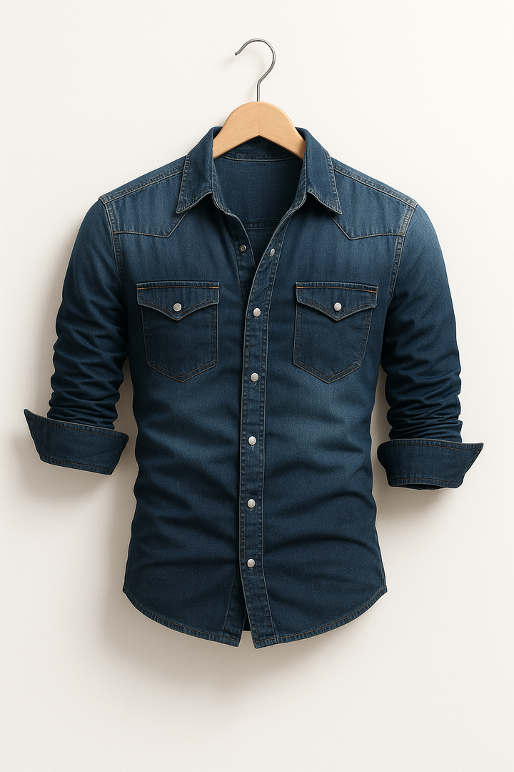 Shirt – Button Front Collared Long Sleeve & Easy Movement