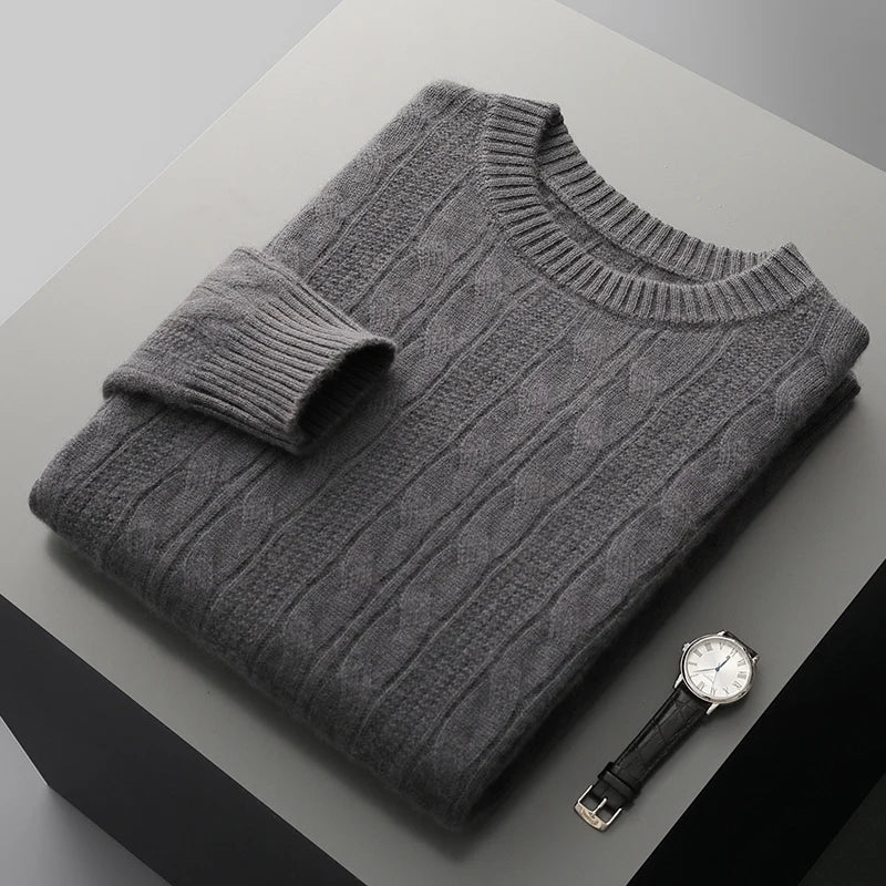 Sweater - Soft-Blend Polo Collar & Insulating Shape