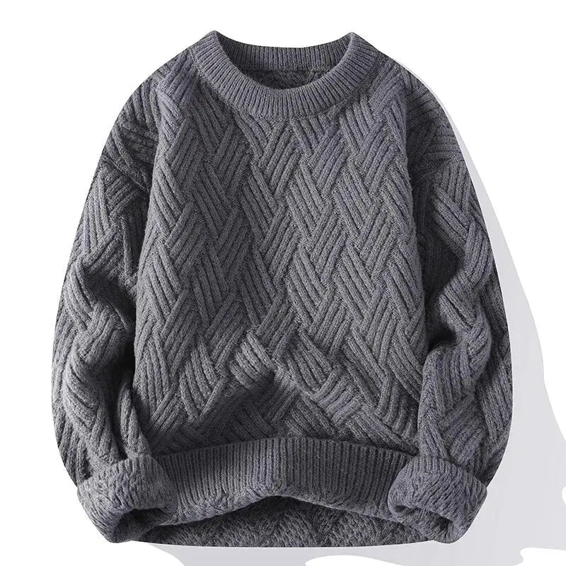 Sweater - Soft Blend Retro Lines & Warm Flexible Shape