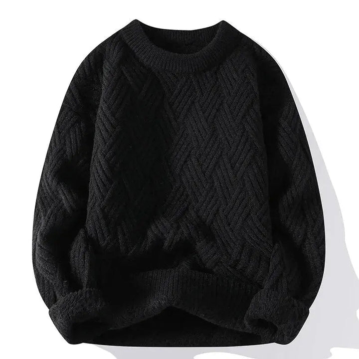 Sweater - Soft Blend Retro Lines & Warm Flexible Shape