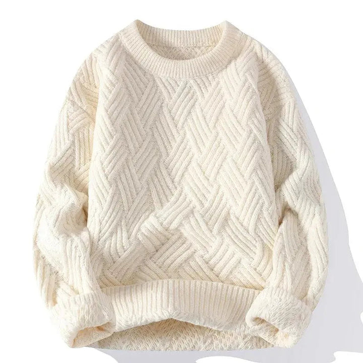 Sweater - Soft Blend Retro Lines & Warm Flexible Shape
