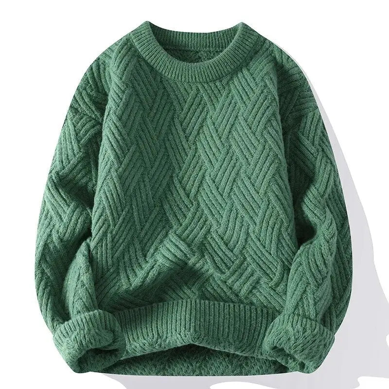 Sweater - Soft Blend Retro Lines & Warm Flexible Shape