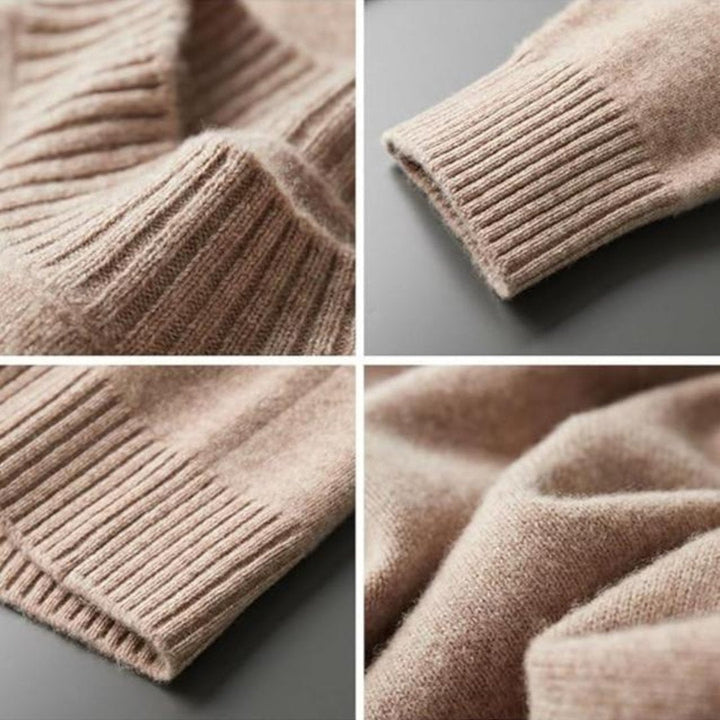 Sweater - Soft Fiber Blend And Simple Lines For Warmth