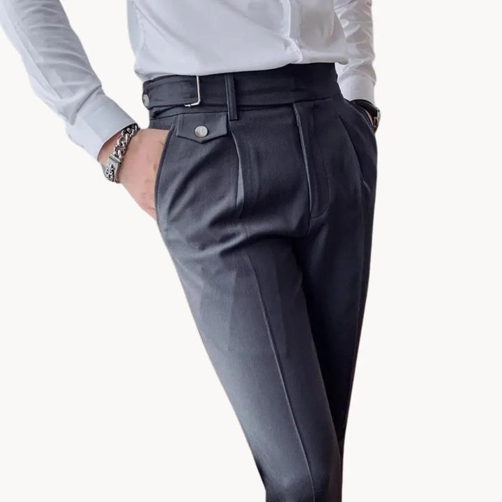 Trousers - Pleated Front & Adjustable Secure Waistband