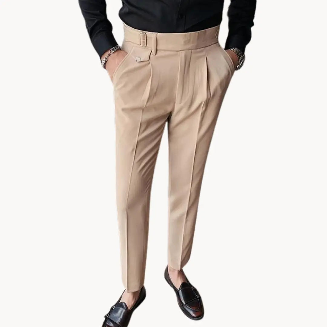 Trousers - Pleated Front & Adjustable Secure Waistband