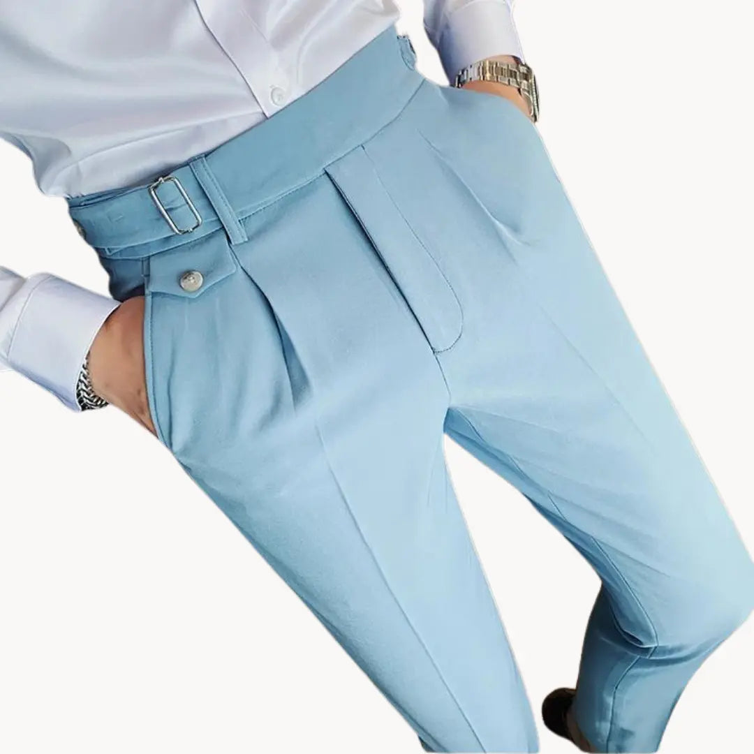Trousers - Pleated Front & Adjustable Secure Waistband