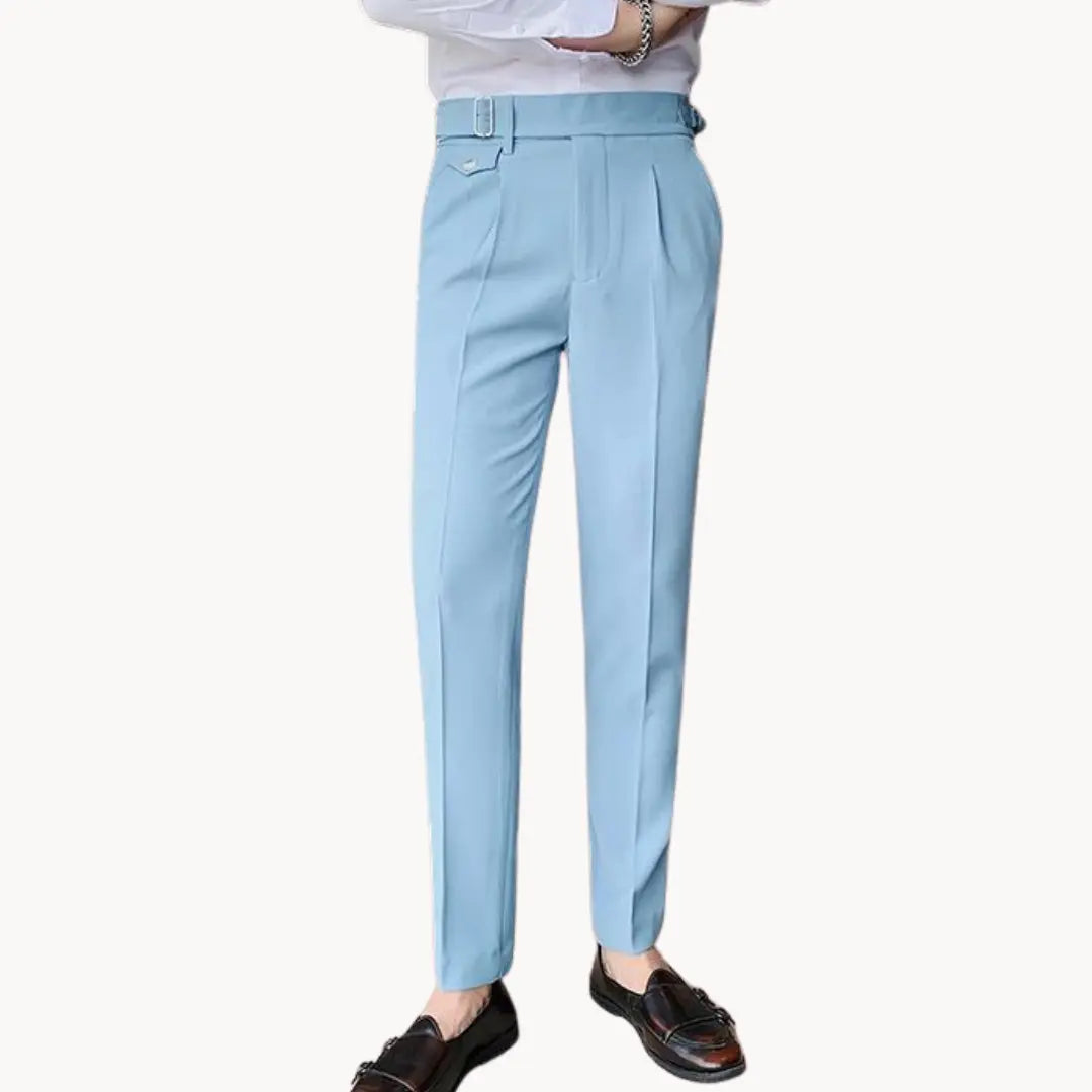 Trousers - Pleated Front & Adjustable Secure Waistband