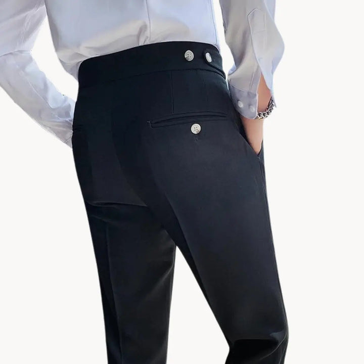 Trousers - Pleated Front & Adjustable Secure Waistband