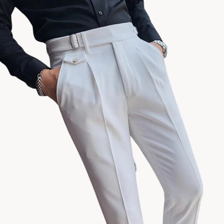 Trousers - Pleated Front & Adjustable Secure Waistband