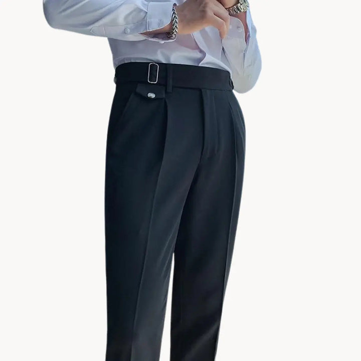 Trousers - Pleated Front & Adjustable Secure Waistband