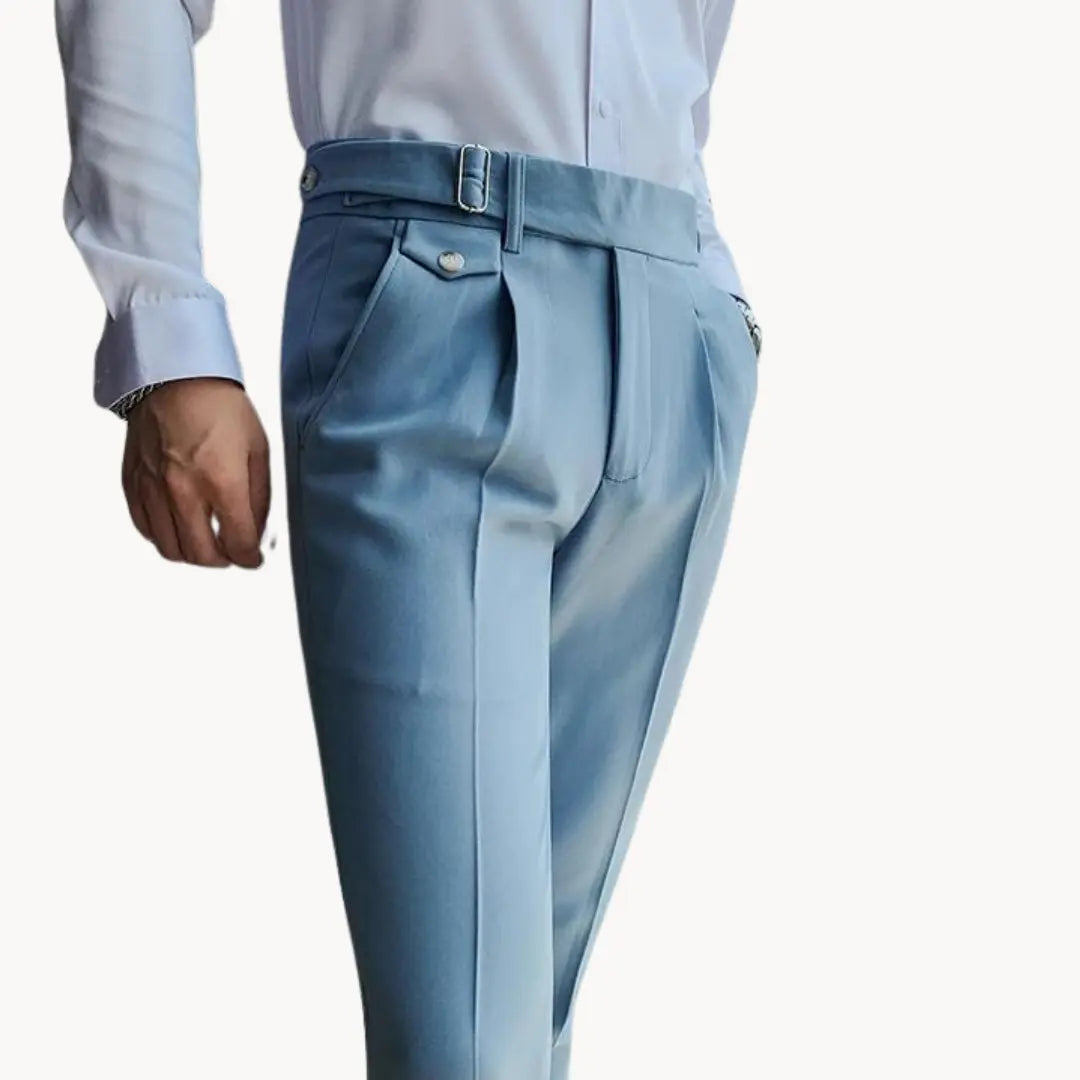 Trousers - Pleated Front & Adjustable Secure Waistband