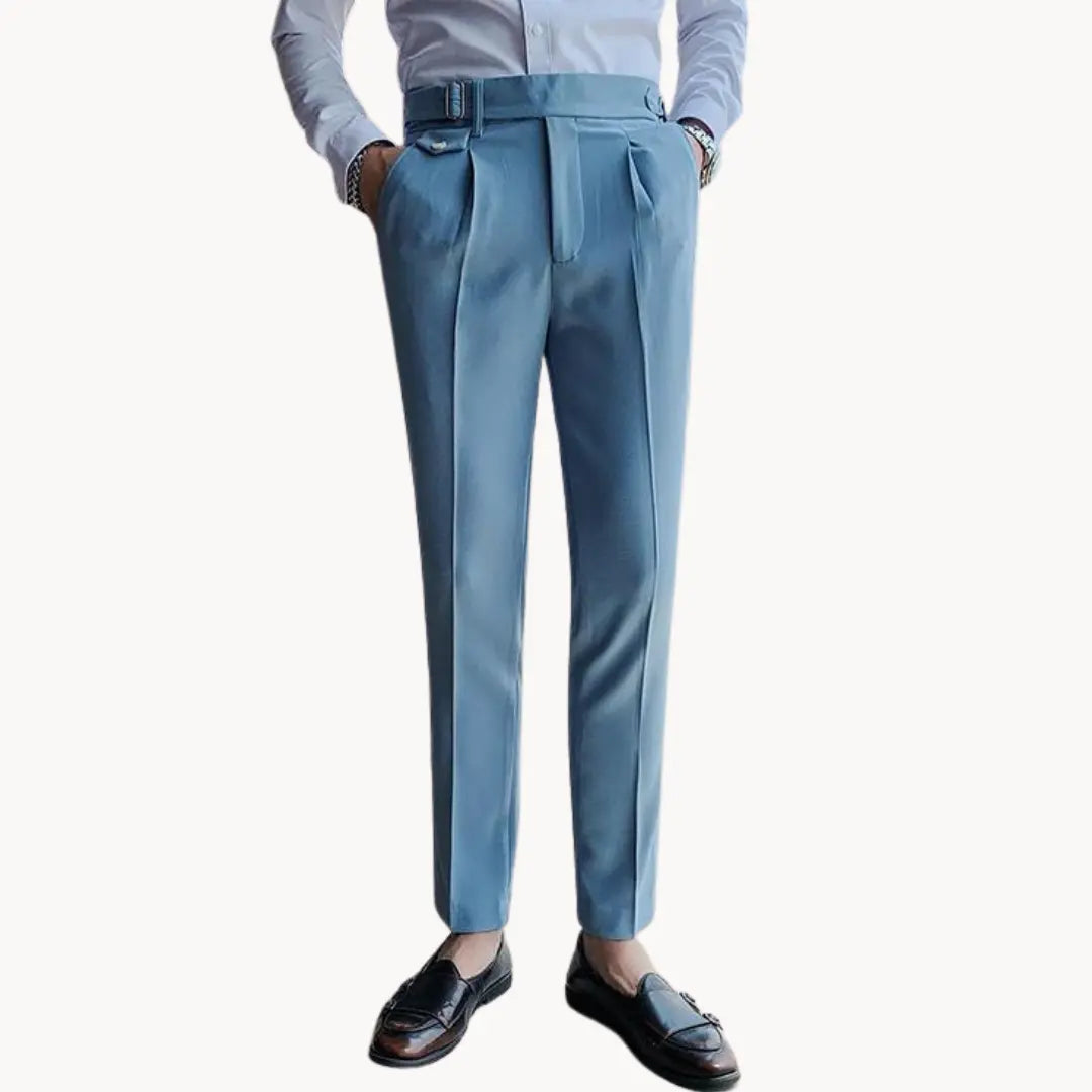 Trousers - Pleated Front & Adjustable Secure Waistband