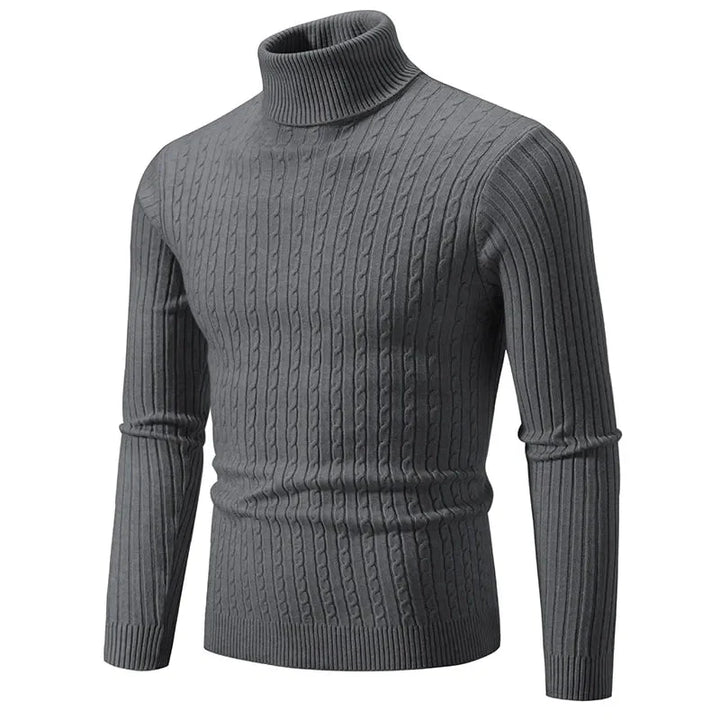 Turtleneck - Fine Knit Blend Collar And Retains Warmth
