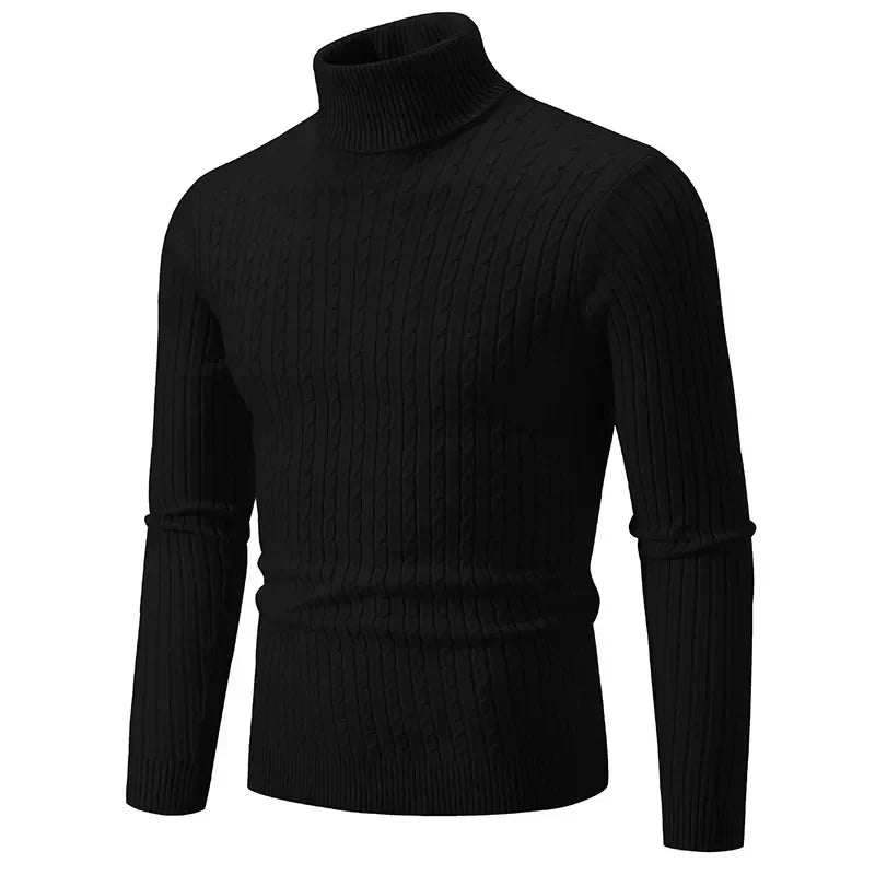 Turtleneck - Fine Knit Blend Collar And Retains Warmth