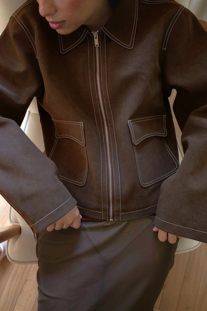 Maya Suede Jacket