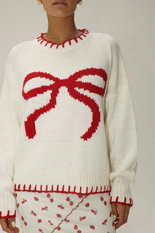 Lena Bow Sweater