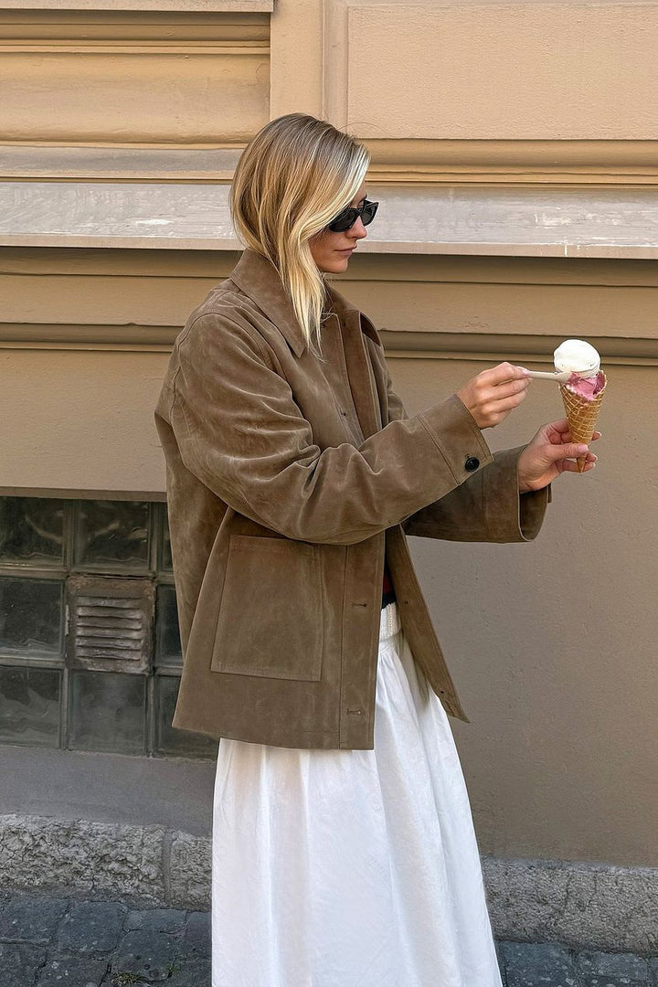 Mara Suede Jacket